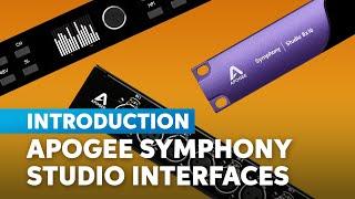 Apogee Symphony Studio Interface Introduction & Demo: Atmos, Immersive Sound & Beyond