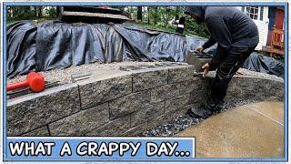 Building a Wall in the Pouring Rain...