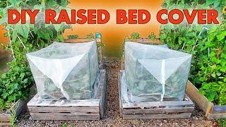 Covered Raised Garden Beds - Cabbage White Butterfly Natural Control