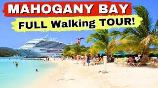 Carnival Cruise's Mahogany Bay Port in Roatan 2024 FULL Walking Tour!