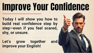 How to Build Unshakable Confidence Step by Step|| Learn English & Transform Your Life️