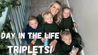 A Day in the Life with TRIPLET toddlers?!?