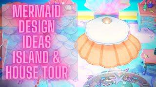 Mermaid Design Ideas Island & House Tour - Calypso - Subscriber Island Dream Tour | Animal Crossing