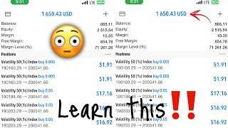 I made $2,000 TRADING VOLATILITY INDEXESSWING STRATEGY‼️#volatilityindex #deriv