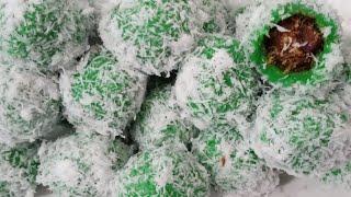 RESEP KLEPON KETAN YANG LEMBUT DAN KENYAL ISI UNTI KELAPA