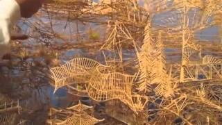 Rolling through the Bay -100,000 toothpicks sculpture