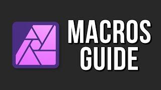 Create Amazing Macros in Affinity Photo!