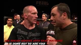 Joe Rogan Argues With Gray Maynard About Controversial Stoppage