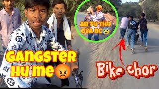 Extrem Road-Rage With Gangsters||Bike Chori kr li|| 1 Lakh ka nuksan kr diya#roadragefight #loss