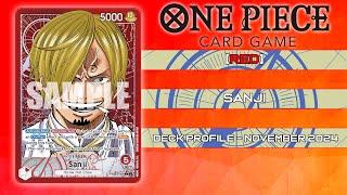 One Piece TCG - [Red] Sanji Deck Profile November 2024