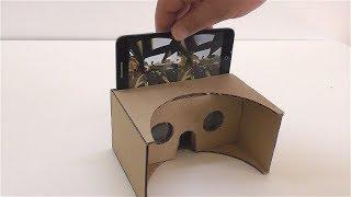 How to make a virtual reality out of cardboard
