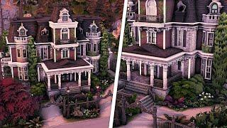 Haunted Vampire Manor with Secret Basement | The Sims 4 Speed Build