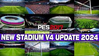 PES 2017 NEW STADIUM V4 UPDATE 2024