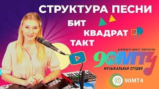 Структура песни. Что такое квадрат в музыке. Бит, такт, метроном