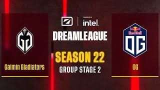 Dota2 - Gaimin Gladiators vs OG - Game 3 - DreamLeague Season 22 - Group Stage 2