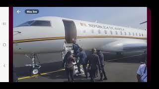 First Lady of Angola Dr. Ana Dias Laurence Depart Sierra Leone for Angola.