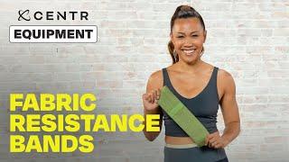 Centr fitness equipment demo: Fabric Resistance Bands