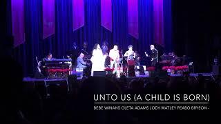 Jody Watley - Peabo Bryson, Oleta Adams, BeBe Winans "The Colors of Christmas" Show Vocal Intro