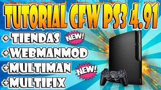 Tutorial Instalar CFW en PS3 4.91 + Tiendas +Multiman +WebMAN + FIX Mltitiendas - el más Fácil de YT