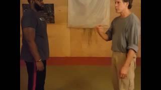 2-person punch parry drill for strength