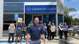 The Granite Gold Company does the Walmart Cheer