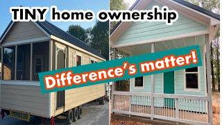 tiny homes- layout + design/ similarities + differences/benefits + features