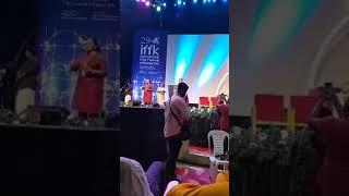 Shabana Azmi, Indian movie star, today received Award for Lifetime achievement at IFFK, Kerala