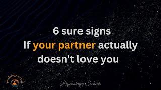6 Signs Your Partner is Not Interested in You Anymore | psychological facts