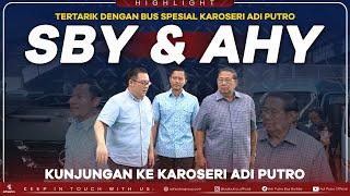 Tertarik Dengan Bus Spesial Karoseri Adi Putro, Bapak SBY & Bapak AHY Kunjungan ke Karoseri Adiputro