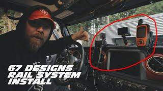 How I Get My Dash Cam Shots (67 Designs Jeep JL/JT Rail System Install)