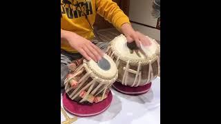 Ustad anikbar singh ji || teental tukda by anikbar singh ji ||anikbar singh tabla academy#shorts