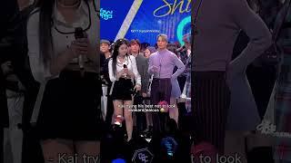 Real life Kdrama moment between Jennie, Kai & Mino  #shorts | Kpopinfinitely