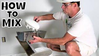 HOW and WHAT I Use to Mix for Skim Coating!
