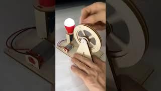 DIY Awesome mini generator with motor || #shorts #generator #motor