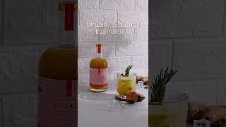 Make your mocktail with Kick Drink The Tropical (Ginger concentrate) #gingershot #passionfruit