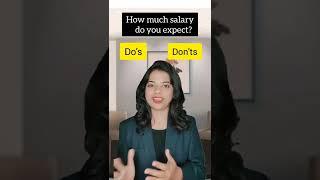 Interview Tip :What is your salary expectation ?#interview #shorts #interviewtips #salary