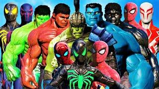 World War Hulk | Team Spider-man vs Blue Hulk & Gladiator Hulk & Red Hulk & Grey Hulk