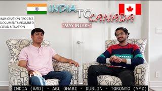 INDIA TO CANADA | MAY INTAKE | IMMIGRATION QUESTIONS | ETIHAD AIRWAYS | INTERNATIONAL STUDENT