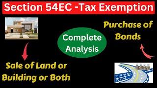 Save Capital Gain Tax on Sale of Land or Building or Both II Section 54EC II #cavedtaya