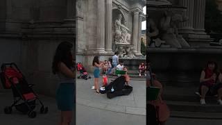 Street musicians at Vienna