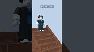 You can't fall down the stairs @raxdflipnote #roblox #robloxstudio #robloxedit
