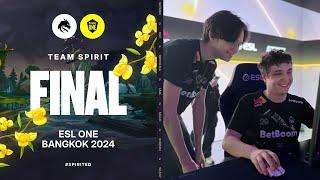 TEAM SPIRIT: ESL ONE BANGKOK 2024. FINAL VLOG (ENG SUB)