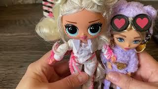 Marilyn Star. Кукла сюрприз Lol twins. Распаковка, обзор и сравнение с Барби экстра минис.