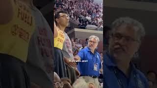 Watch a Very Polite Guy Try to Stop a Climate Protest at the US Open #tennis  #usopen2023