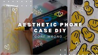 i tried my first phone case customization (gone wrong...)