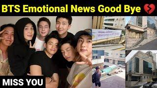 BTS End Of An Era  Shocking News| Good Bye BTS Last Moment