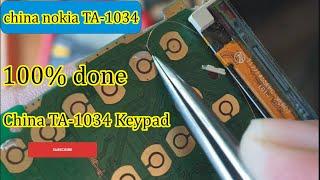 Nokia China TA-1034 Keypad Problem || Nokia TA-1034 Keypad Jumpar Solution 100% Done