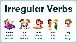 Irregular Verbs in English | 150 Most common Irregular Verbs with Pictures