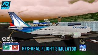 RFS - Real Flight Simulator- Dzaoudzi to Saint-Denis||Full Flight||A330neo||Corsair||FHD||RealRoute