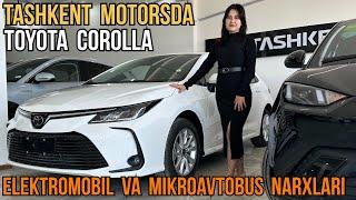 AVTOSALONDA TOYOTA COROLLA | TASHKENT MOTORSGA YANGI ELEKTROMOBILLAR KELDI